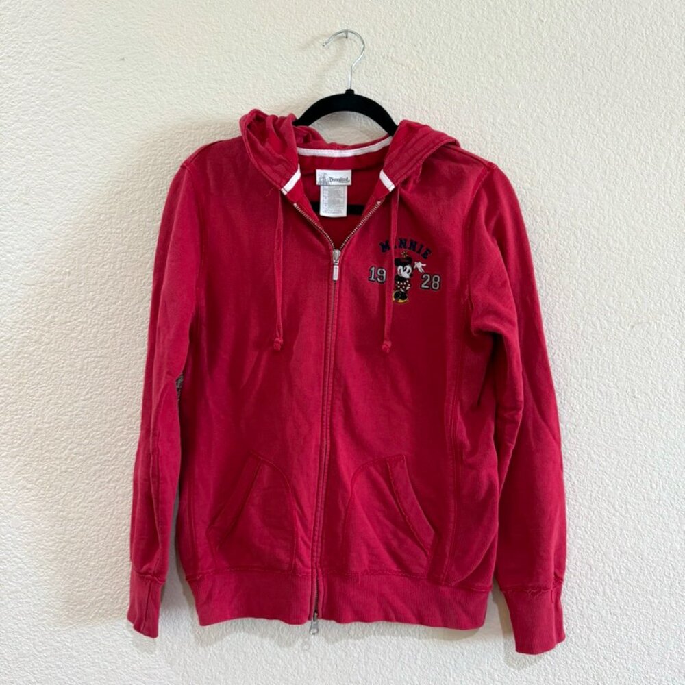 Red Minnie Mouse Hoodie Disneyland Resort Size S